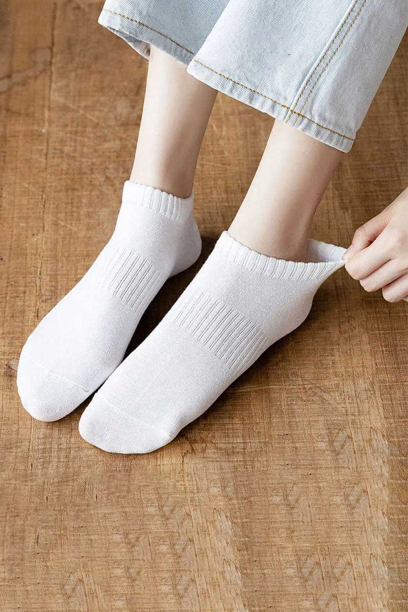 5PAIRS WOMEN CASUAL ANKLE SOCKS FOR DAILY LIFE