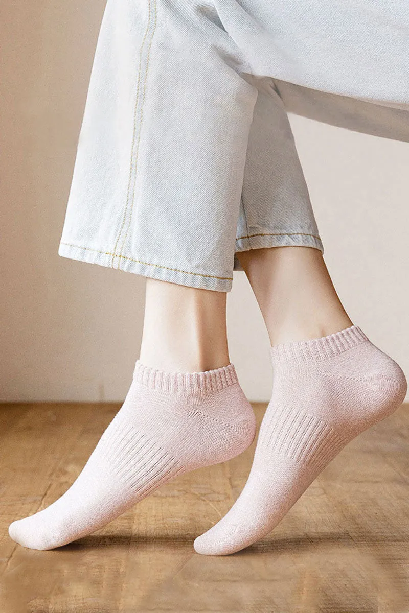 5PAIRS WOMEN CASUAL ANKLE SOCKS FOR DAILY LIFE