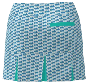 AB SPORT Women's Golf Skirt  BSKG05-GCP5 PRINT:MICRO Women's Golf CARTS