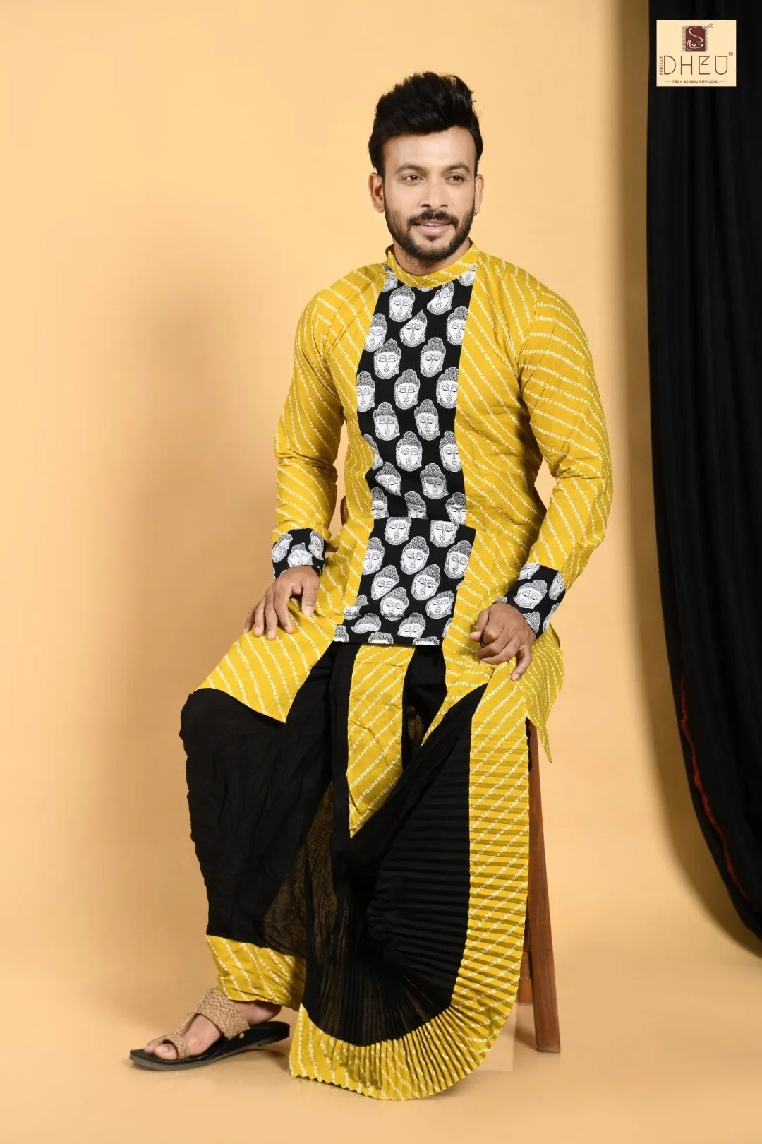 Agnishwar - Dheu Designer Dhoti(Optional)Kurta Set