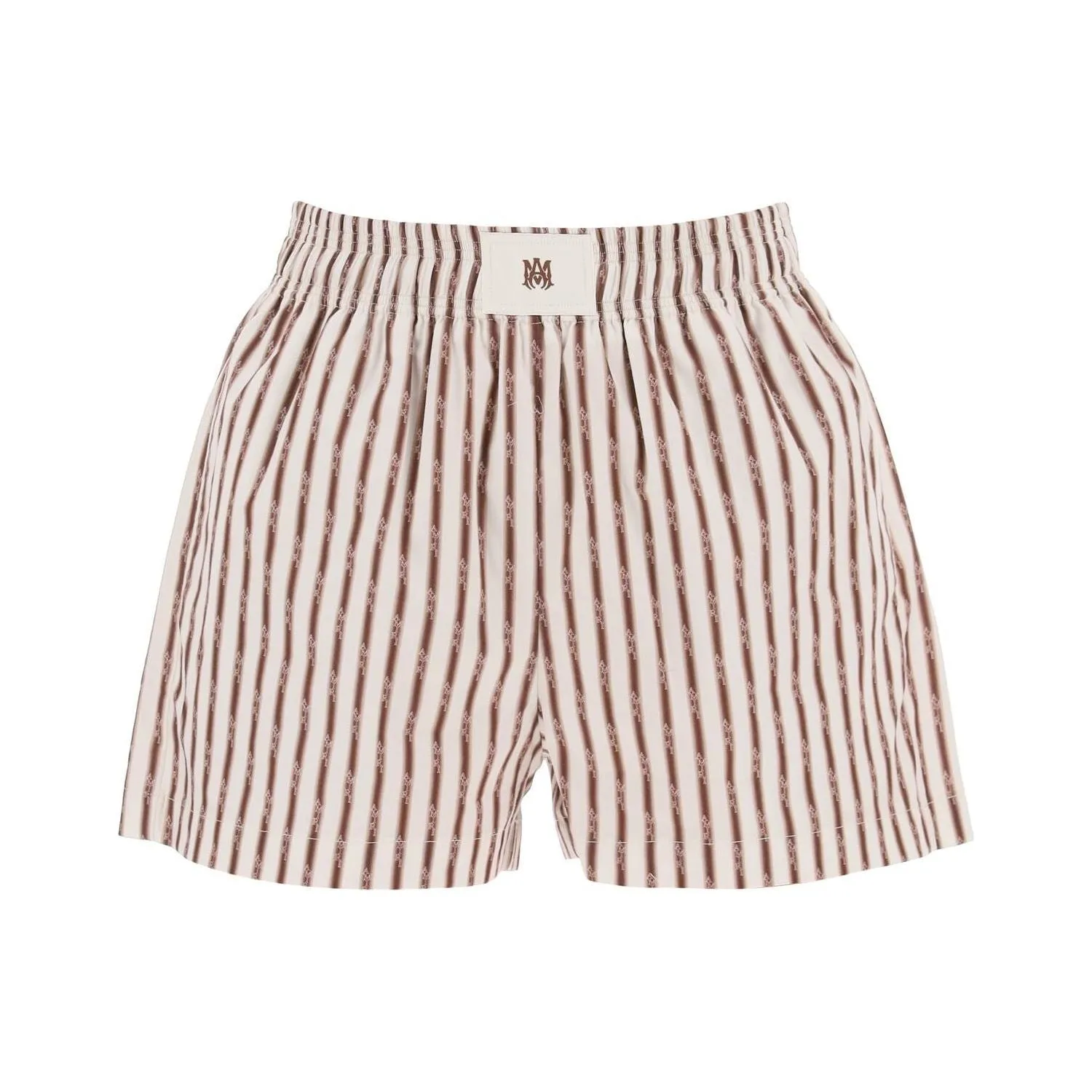 Amiri striped pajama shorts