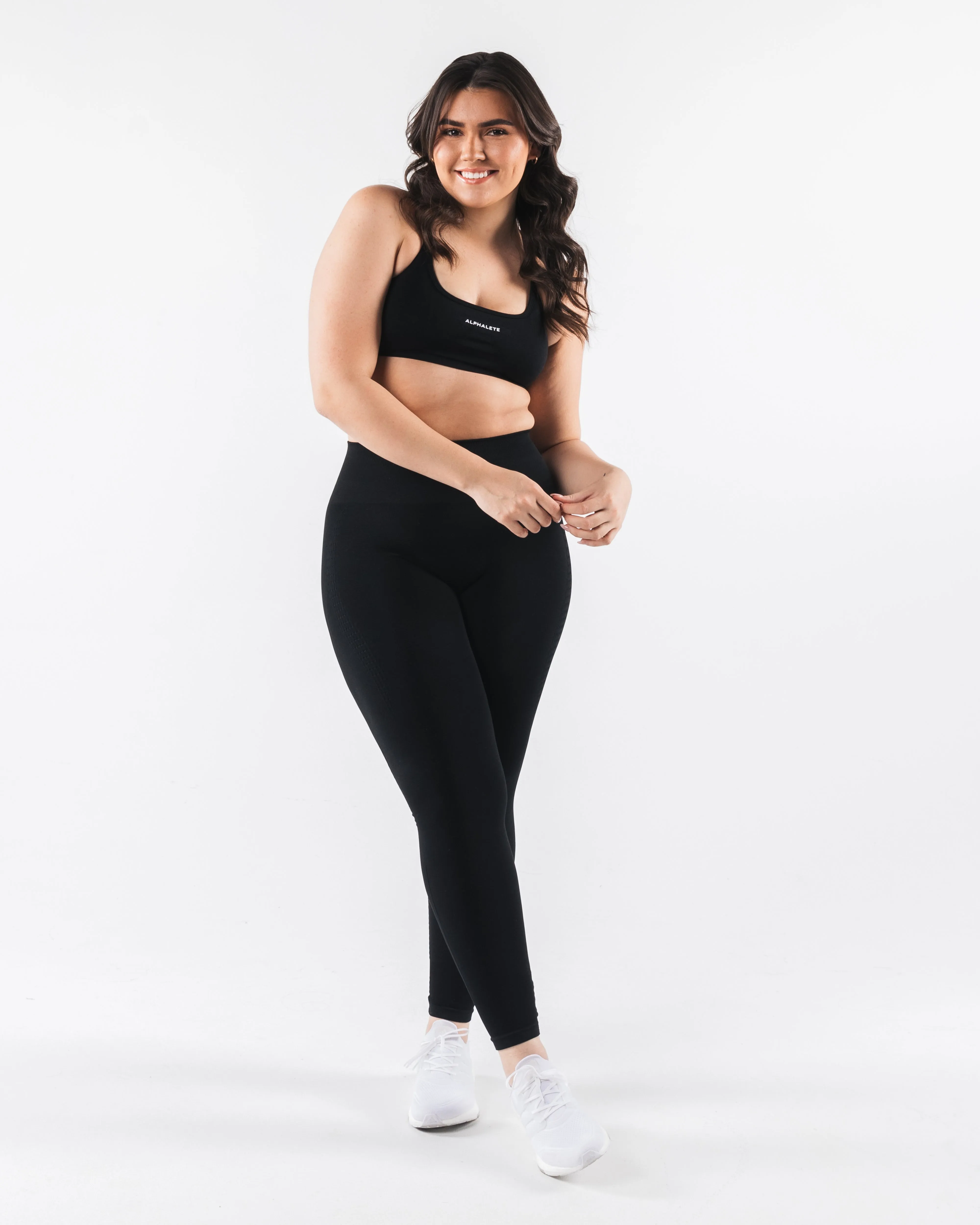 Amplify Back Cross Bra - Black