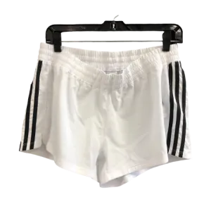 Athletic Shorts By Adidas In White, Size: L