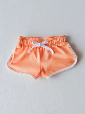 Athletic Shorts - Orange Peach