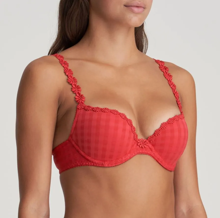 Avero Push Up Plunge Bra (Scarlet) A-D