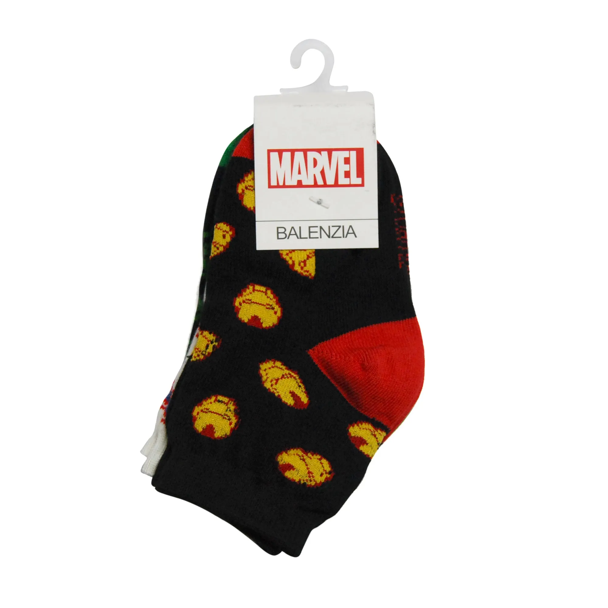 BALENZIA X MARVEL HIGH ANKLE SOCKS FOR KIDS | PACK OF 3 PAIRS/1U