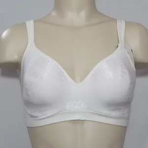 Bali 3463 B540 Comfort Revolution Wire Free Bra 36C White NWT