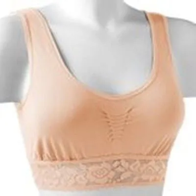 Bali Women's Comfort Revolution Seamless Crop Top Bra Style #250 in 5 Colors