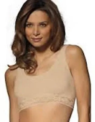 Bali Women's Comfort Revolution Seamless Crop Top Bra Style #250 in 5 Colors