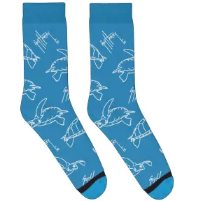 Blue Turtles Socks