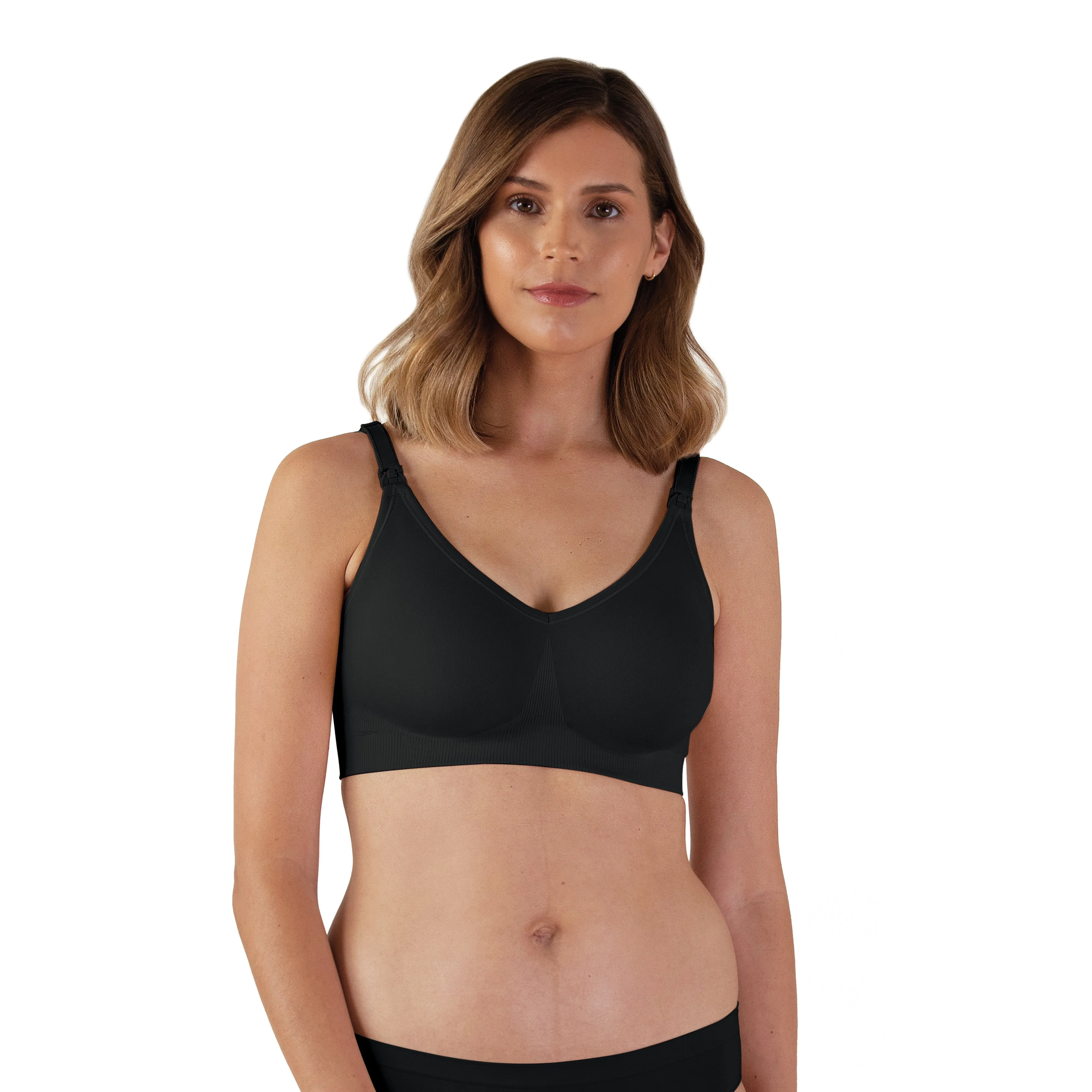 Bravado Designs Body Silk Seamless Sustainable Nursing Bra - Black