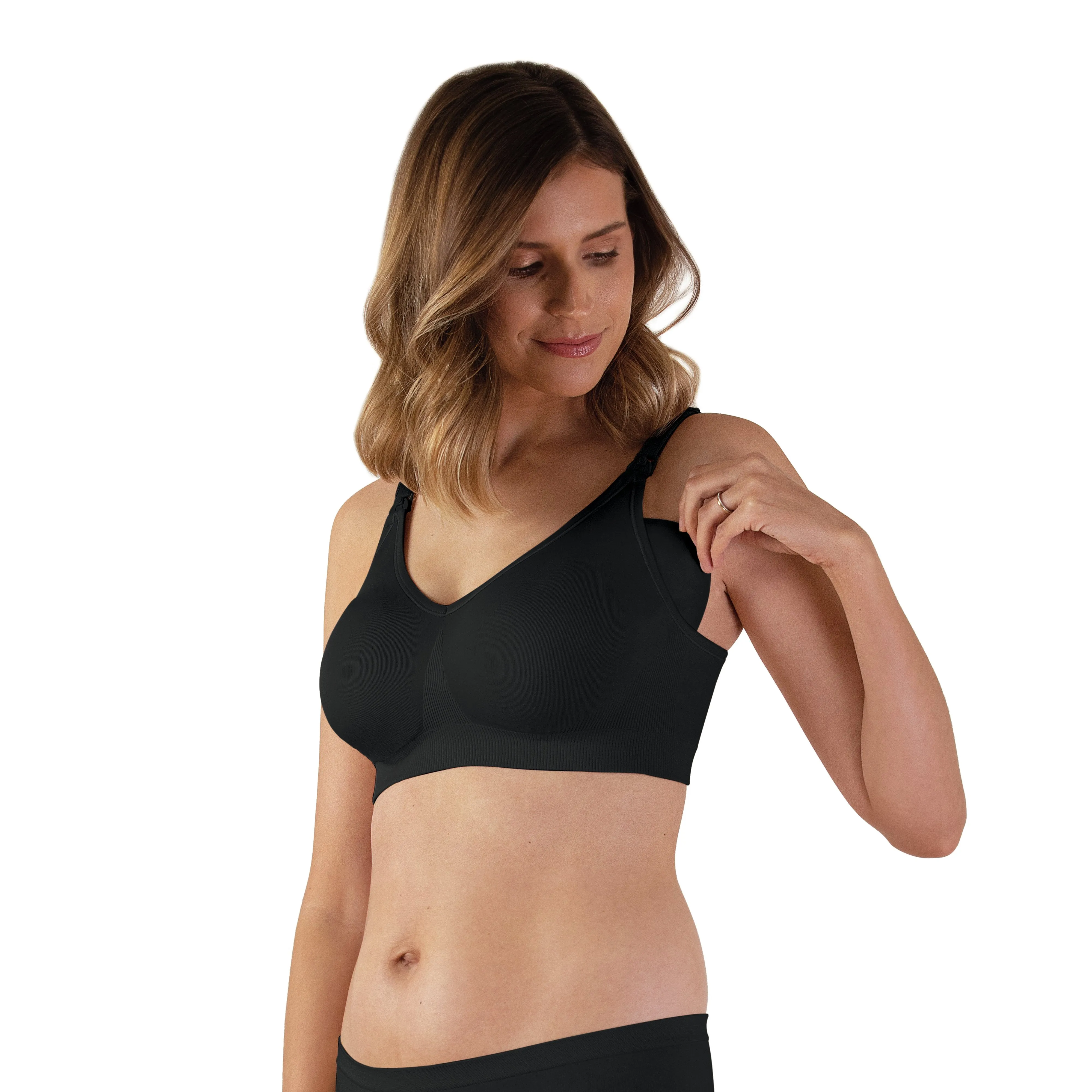 Bravado Designs Body Silk Seamless Sustainable Nursing Bra - Black