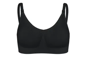 Bravado Designs Body Silk Seamless Sustainable Nursing Bra - Black