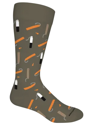 Bumpers Patterned Crew Socks