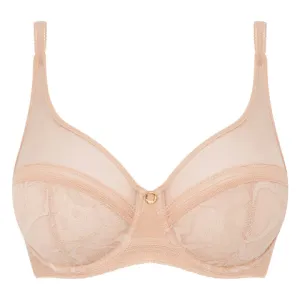 Chantelle True Lace Full Coverage UW Bra Golden Beige