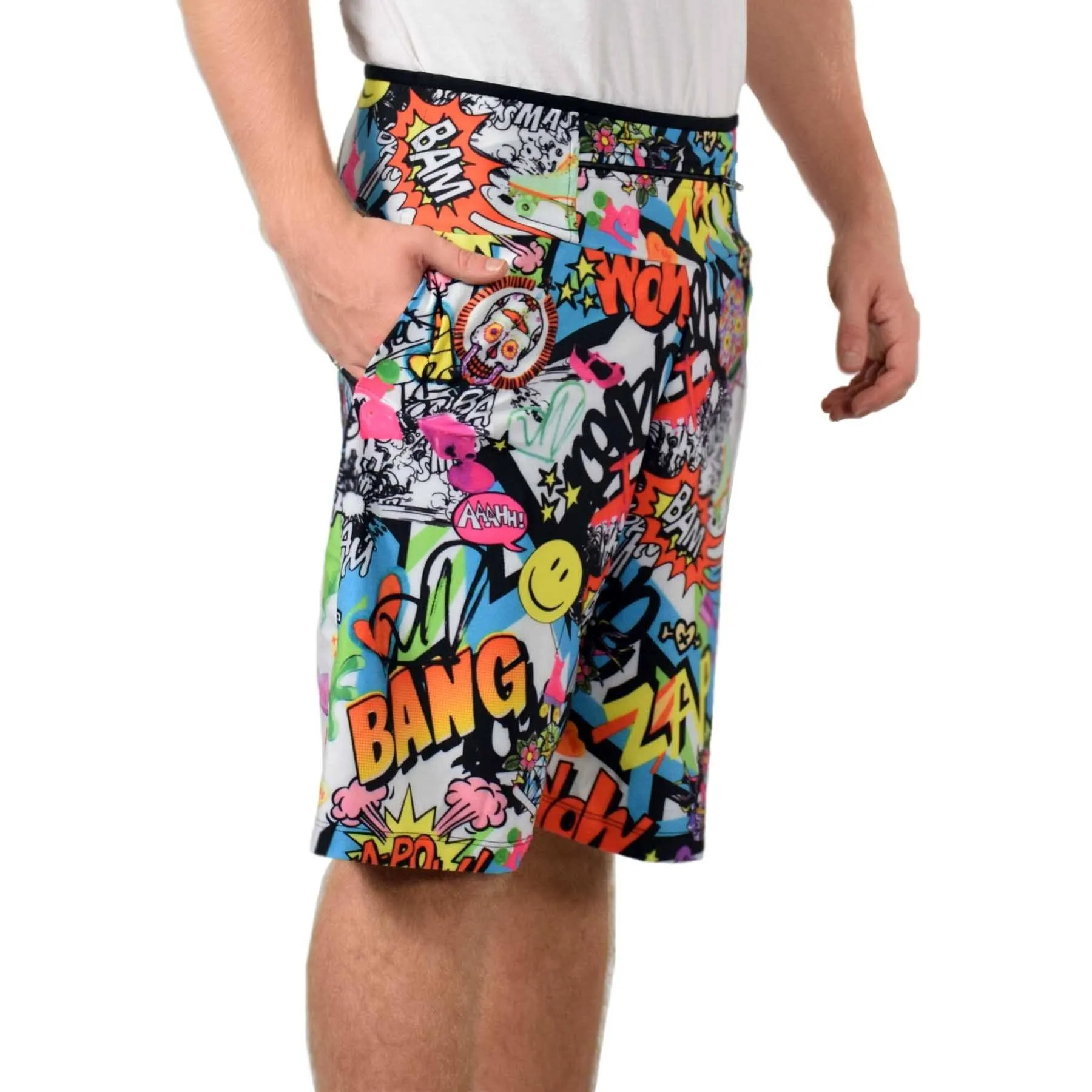 Comic Relief Slim Men's Shorts - Long Length