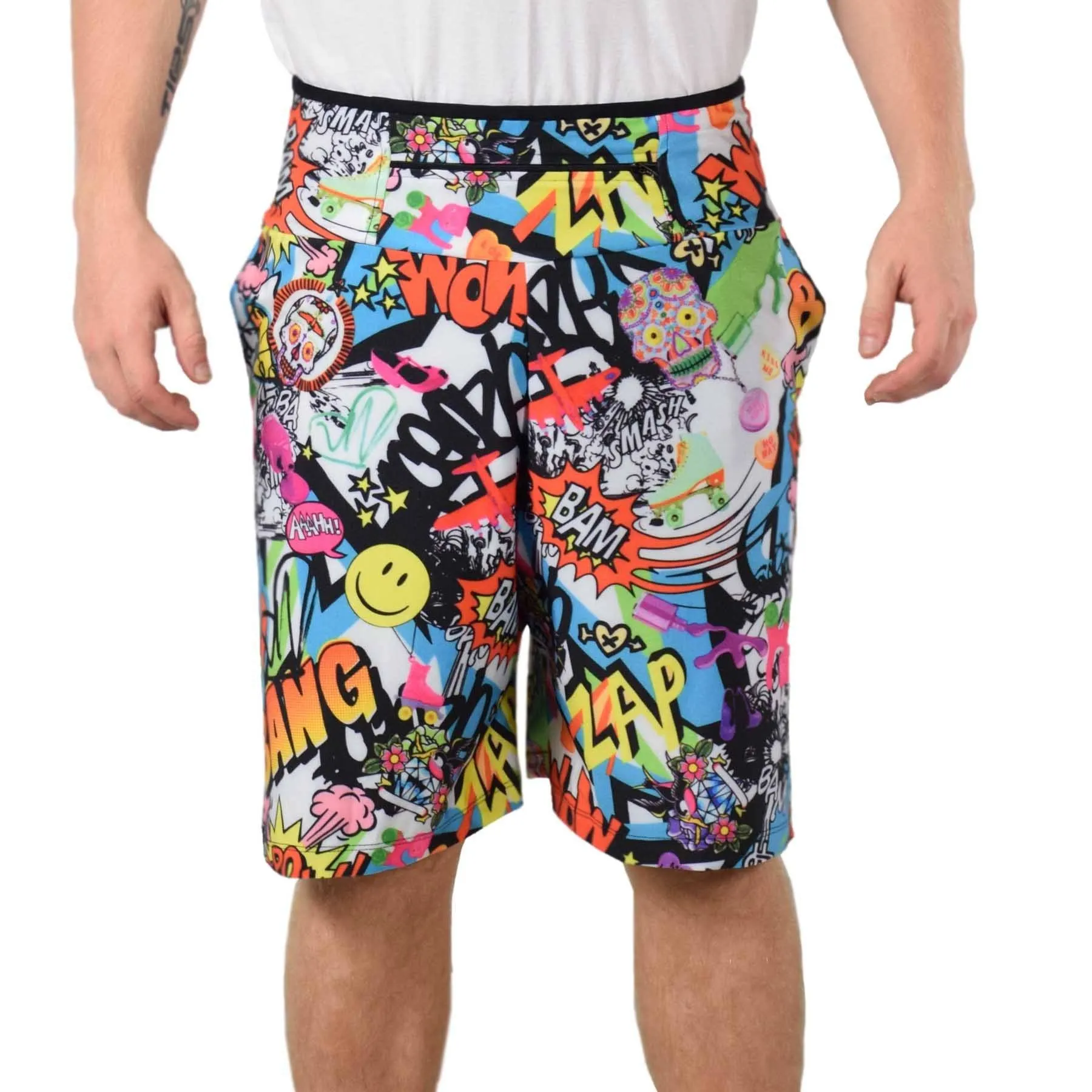 Comic Relief Slim Men's Shorts - Long Length