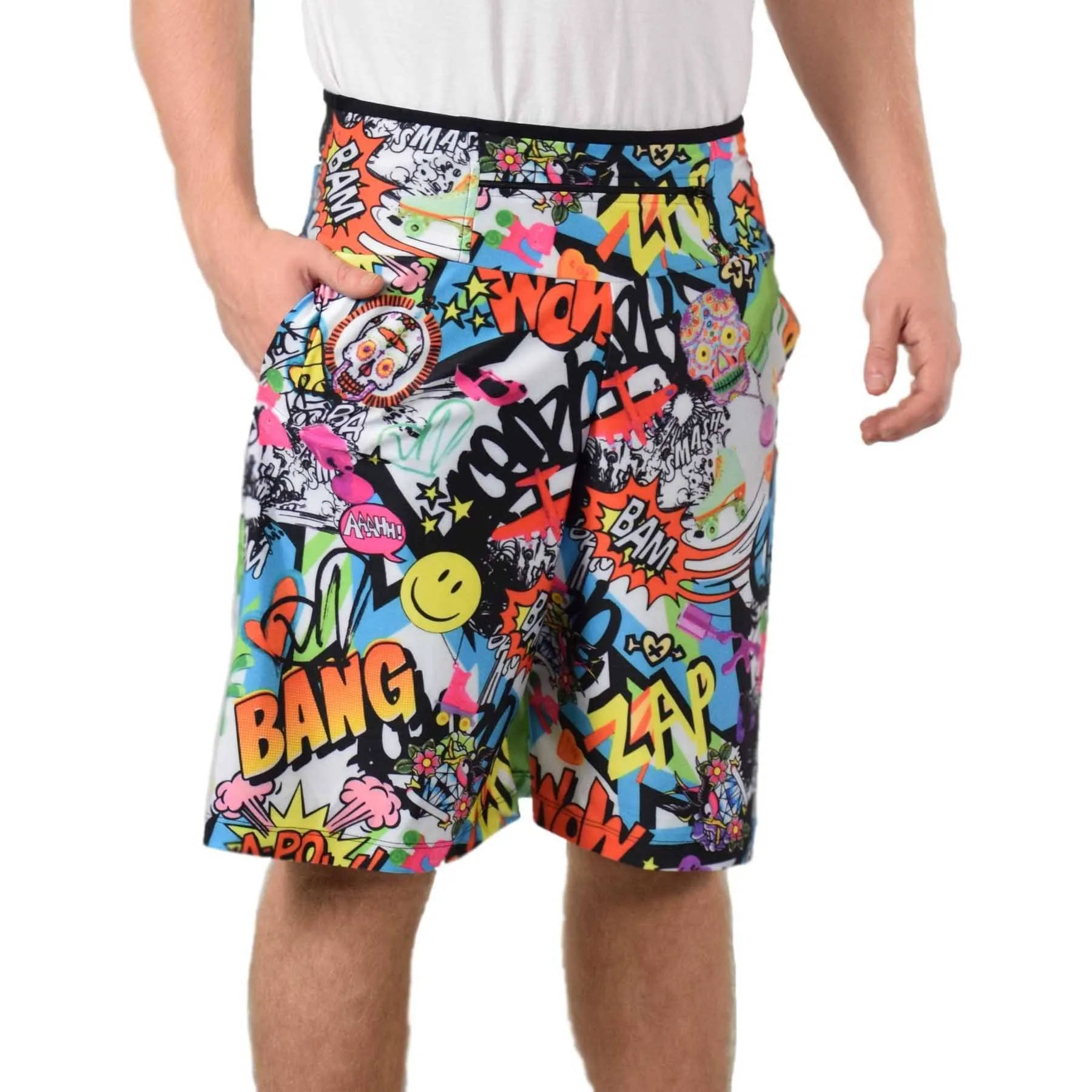 Comic Relief Slim Men's Shorts - Long Length