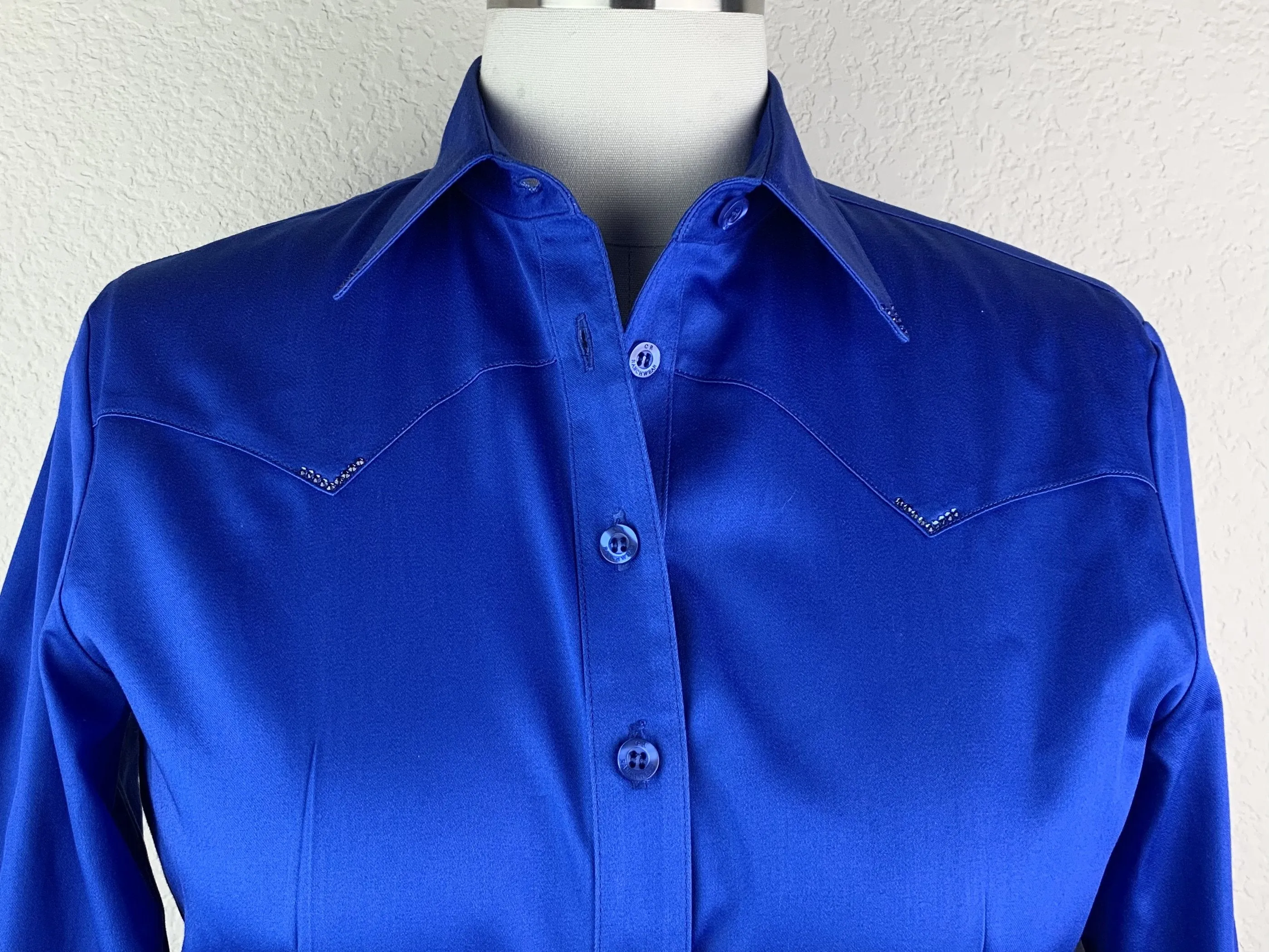 CR Classic Dazzling Blue Cotton Sateen - FINAL SALE