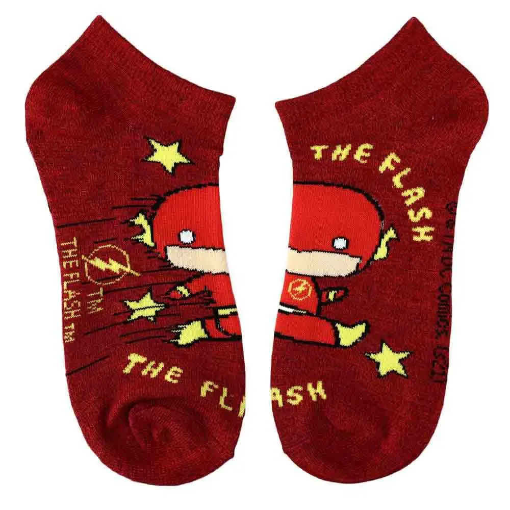 DC Comics: Justice League - Chibi Superheroes Ankle Socks (5 Pairs) - Bioworld