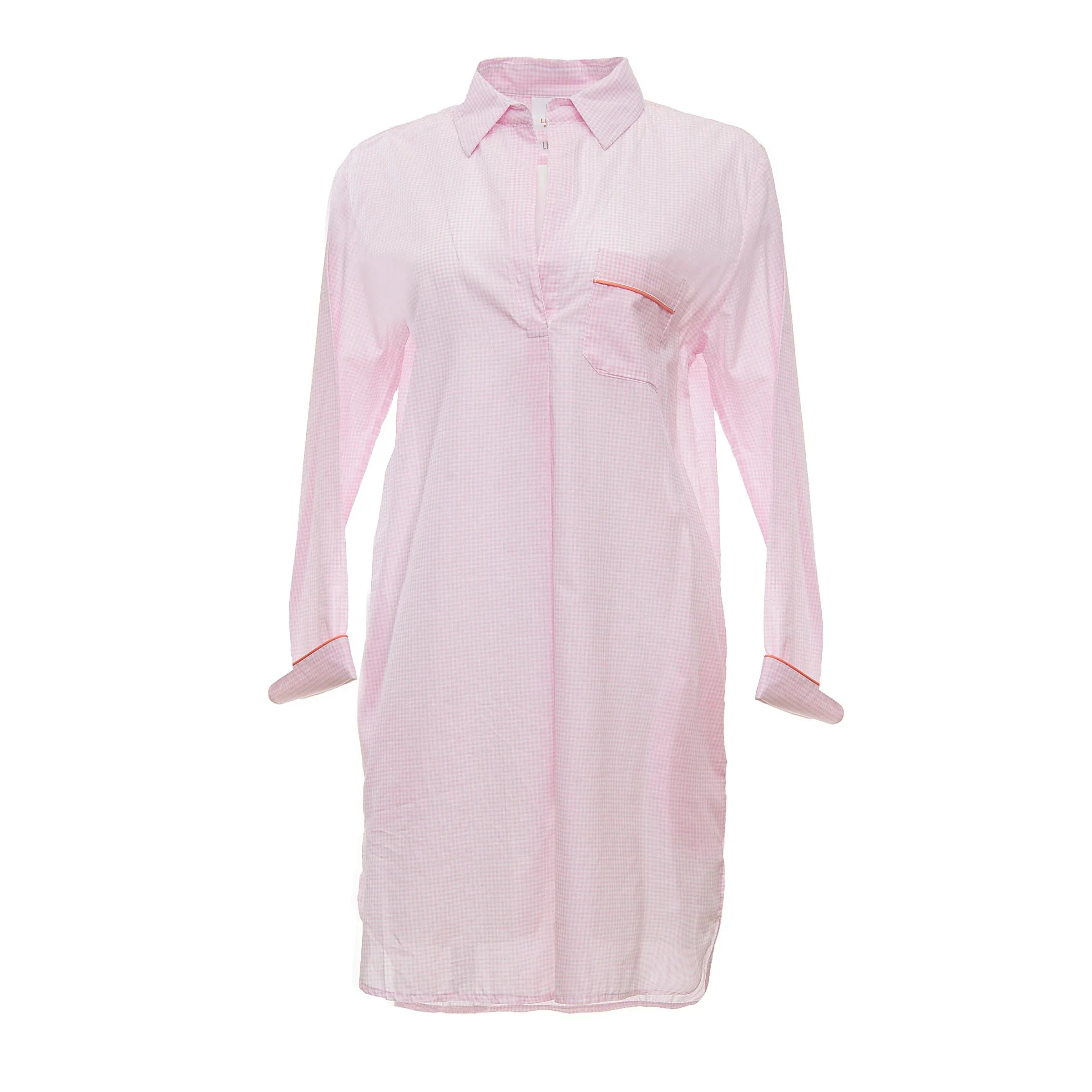 Gingham Cotton Nightshirt