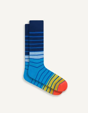 Graphic Stripe Sock