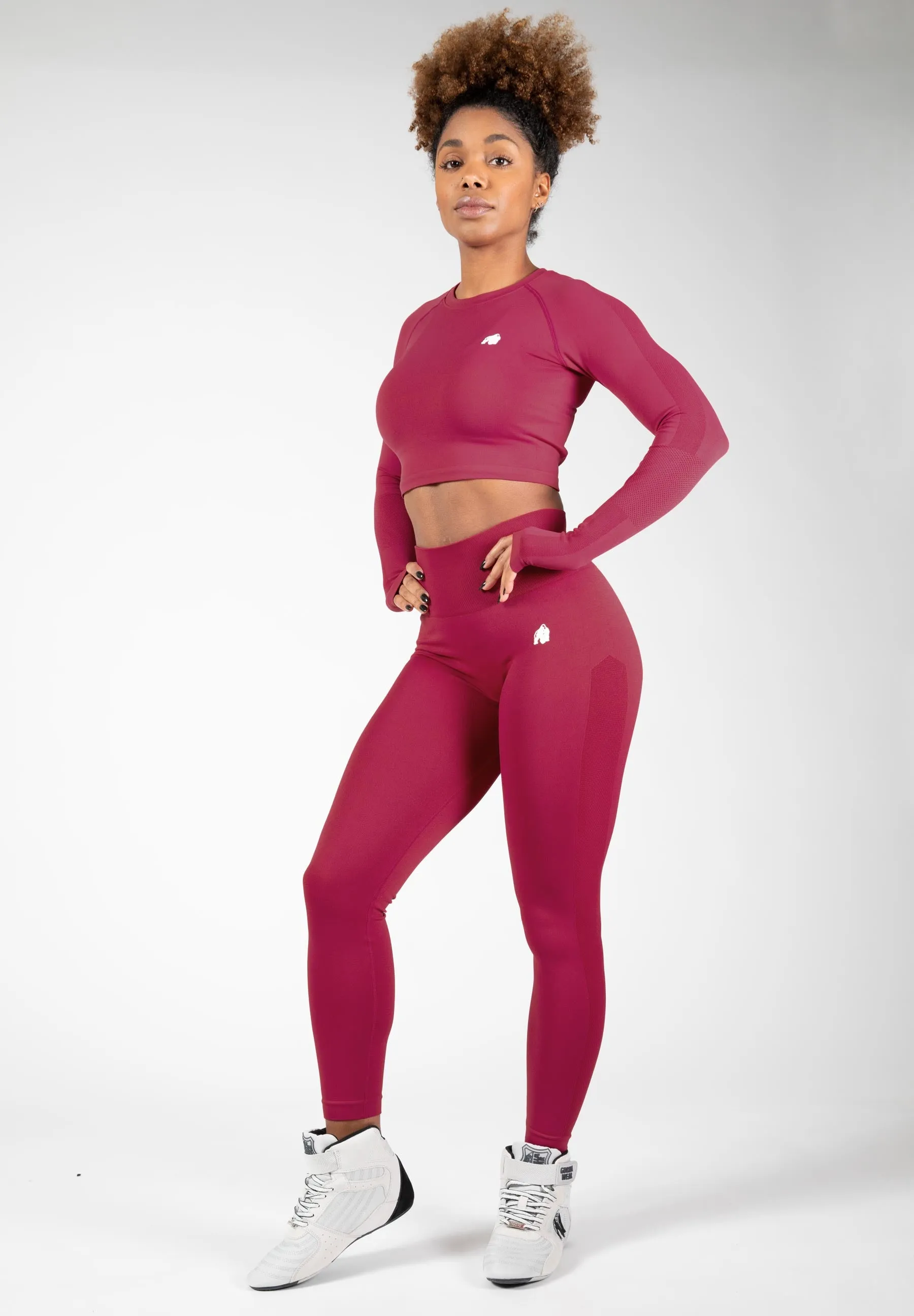 Hilton Seamless Long Sleeve - Fuchsia