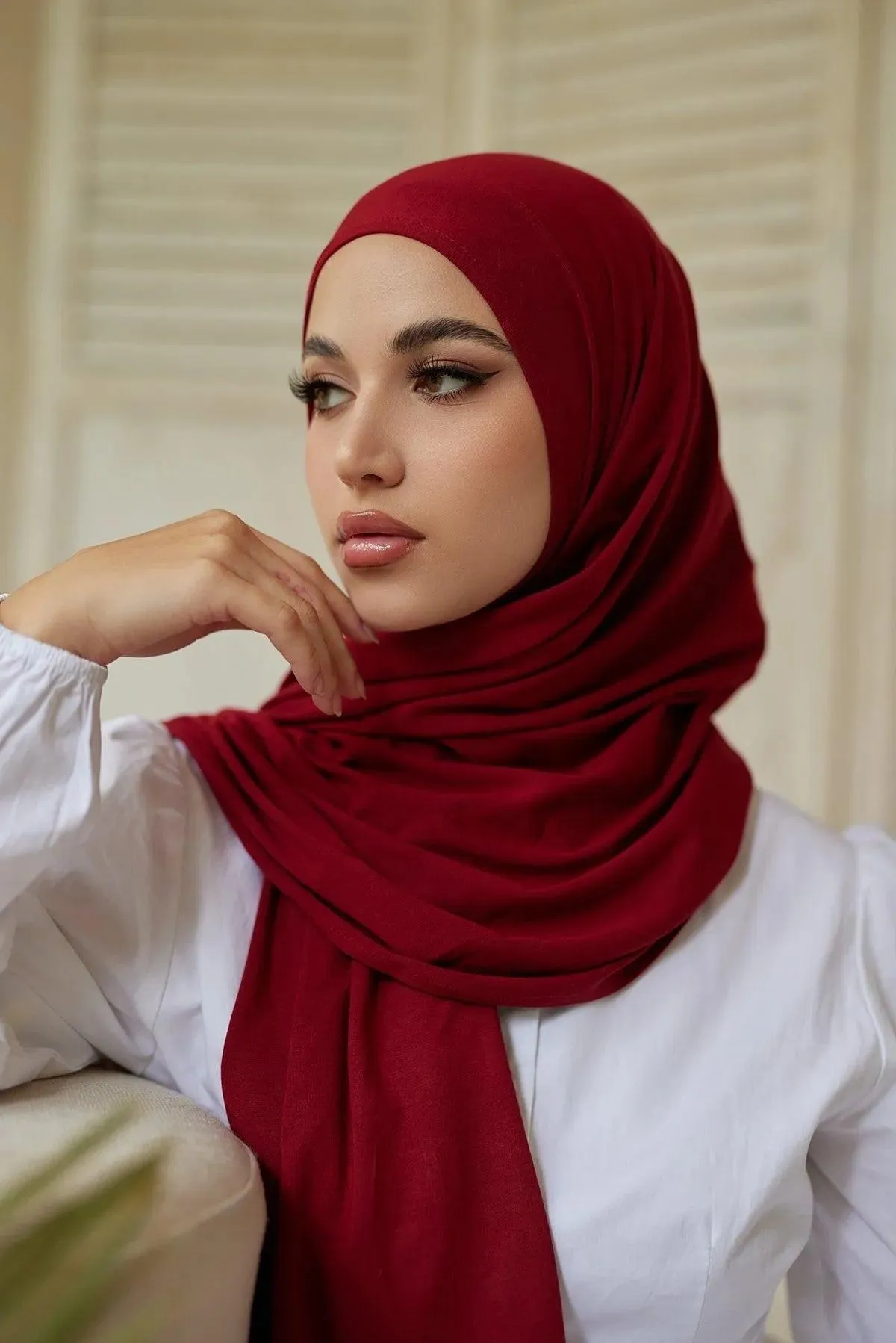 Instant Cotton & Chiffon Hijab | Ready-to-Wear Headscarf for Women