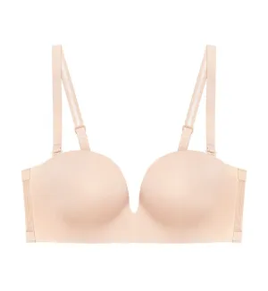 Invisible Inside-Out Non-Wired Detachable Push Up Bra