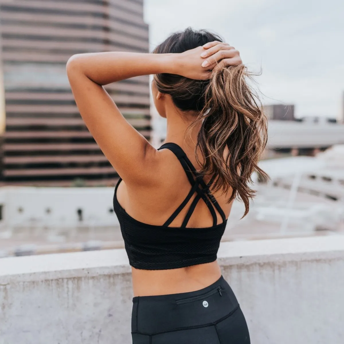 Leah Crop Top - Black