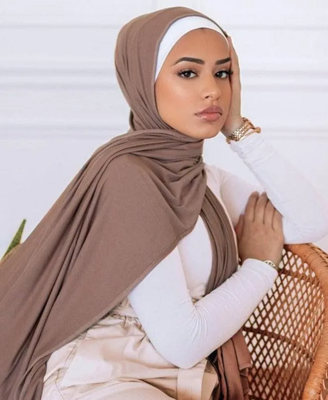 Light Cotton Jersey Hijabs for Women