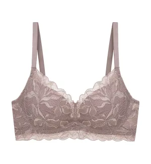 Magnolia Lace Wired Push Up Deep V Bra