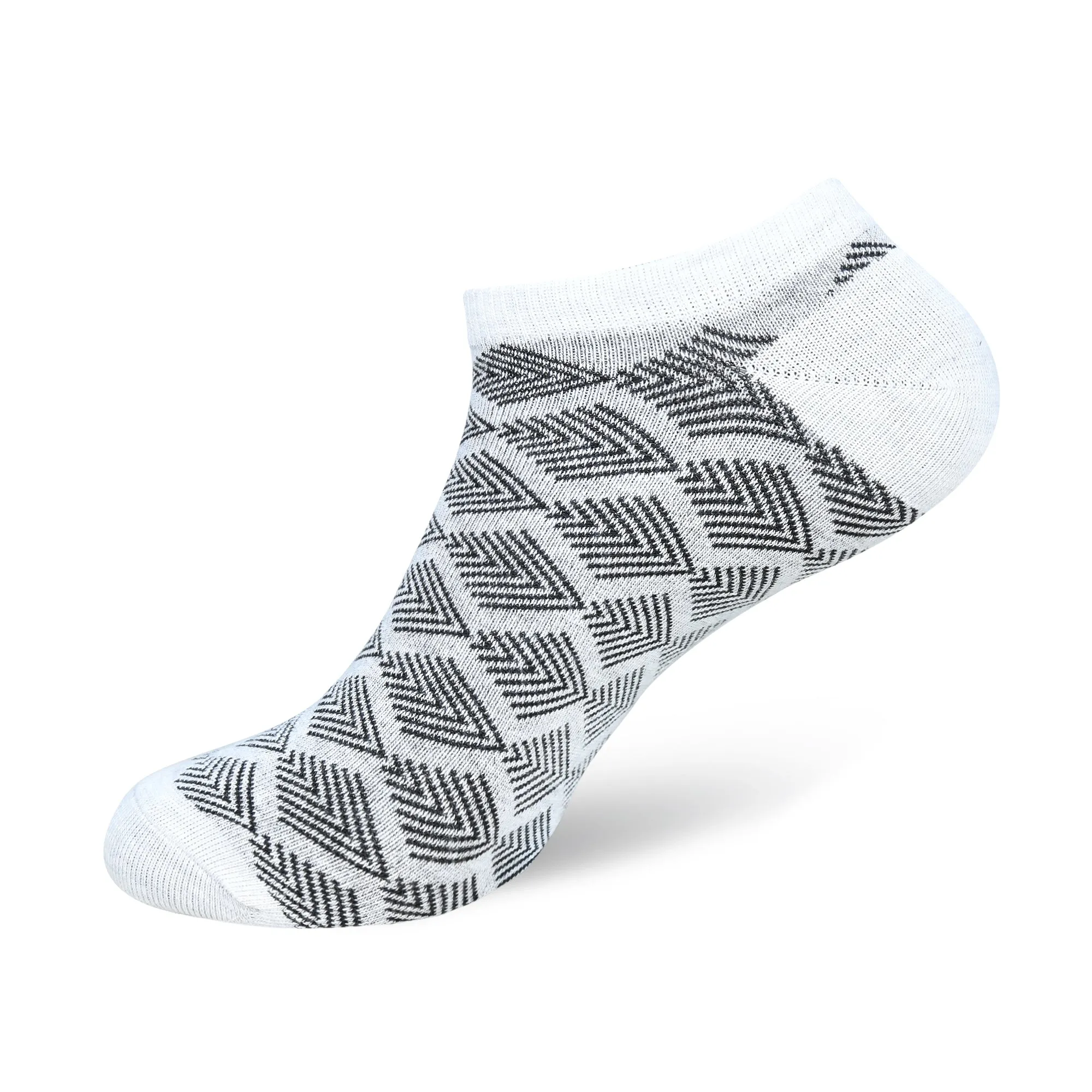 Men's Patterned Lowcut Socks ( 6 Pairs)