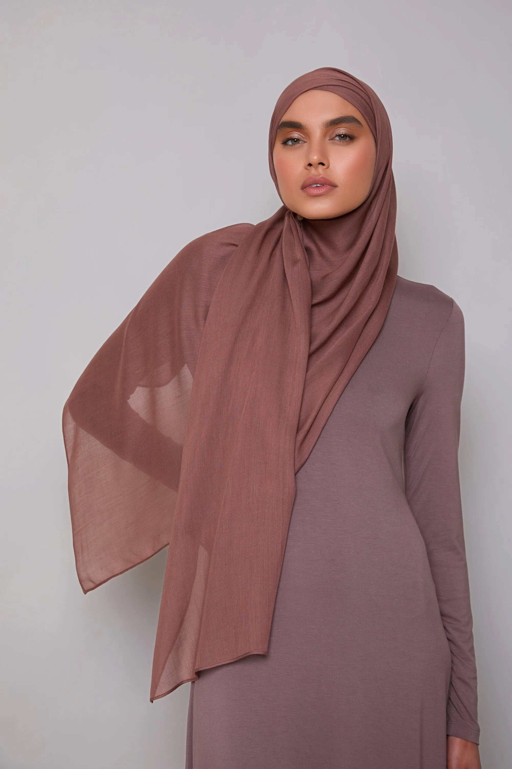 Modal Hijab - Pecan