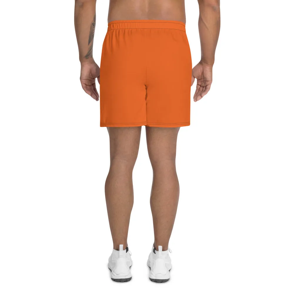 NIGHTHAWK (ORANGE) Men's Athletic Long Shorts