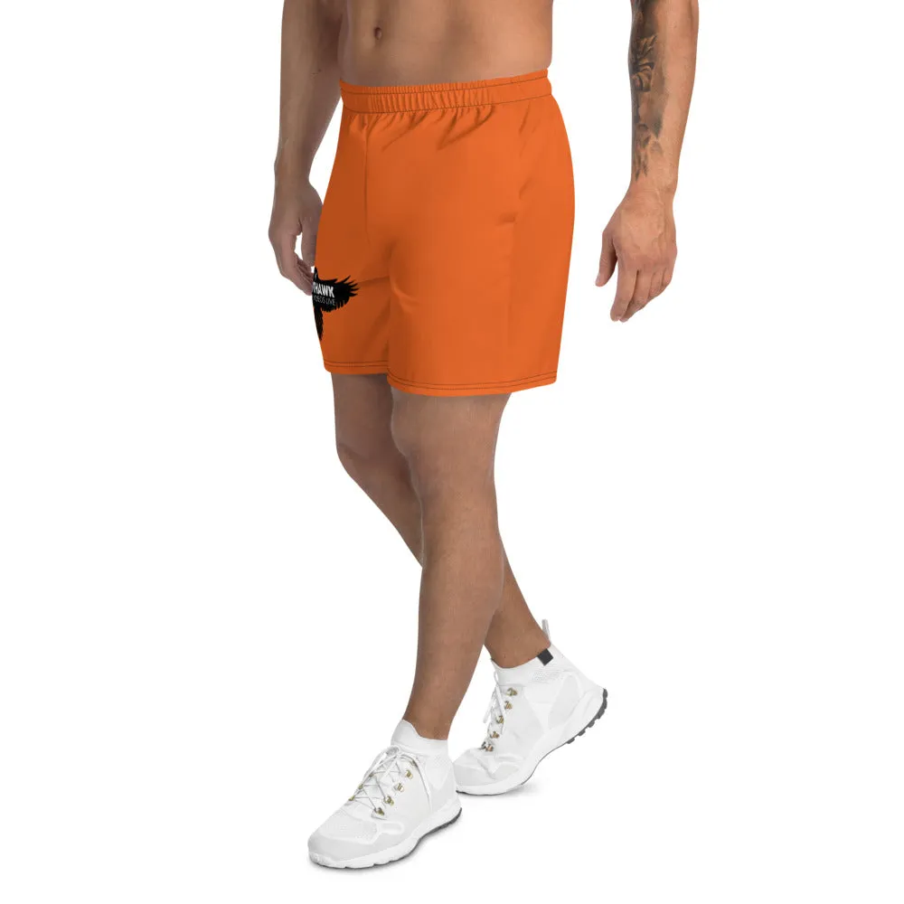 NIGHTHAWK (ORANGE) Men's Athletic Long Shorts