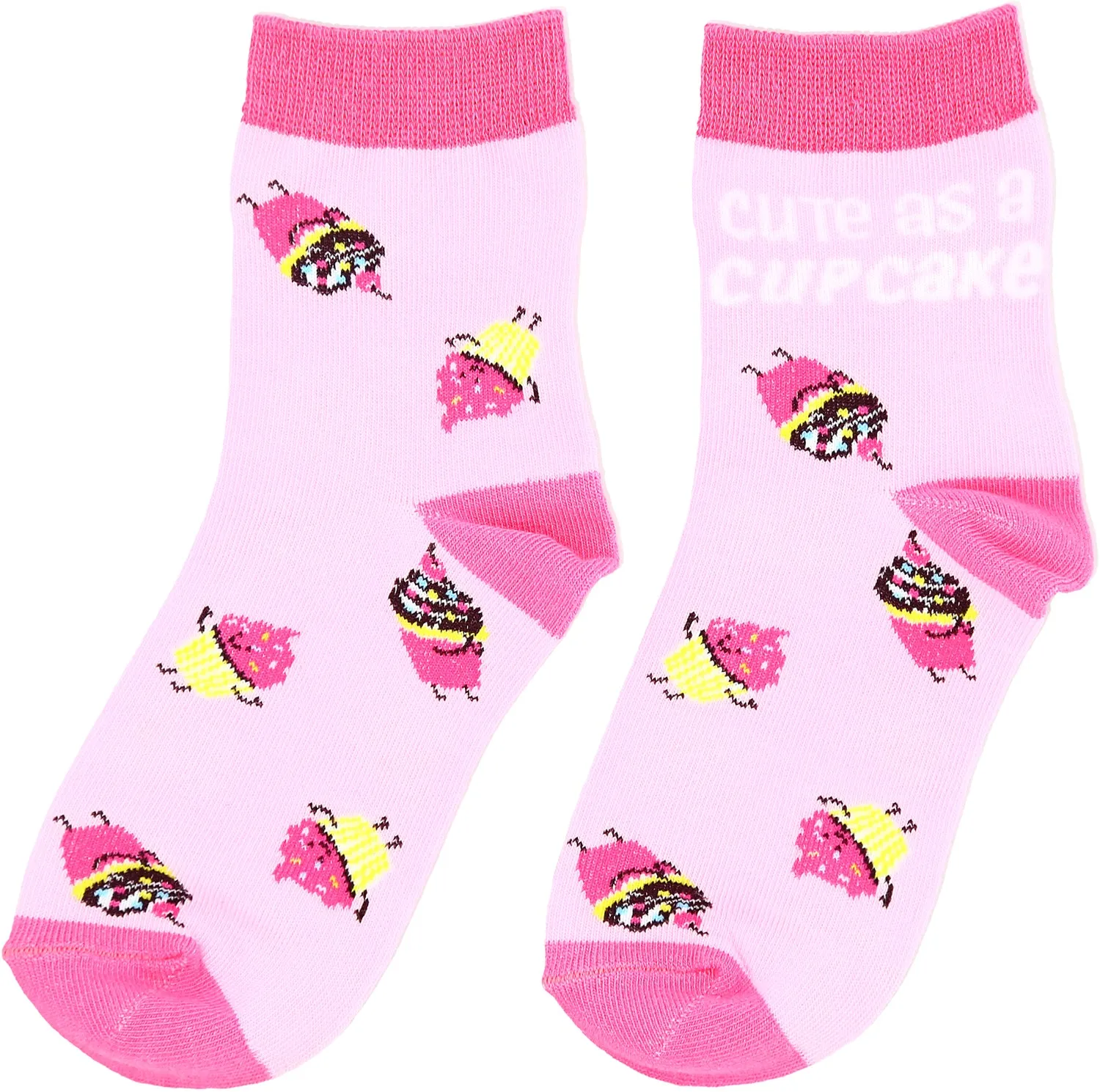 Socks: Youth Crew: Cute as a Cupcake  Perfectly Paired