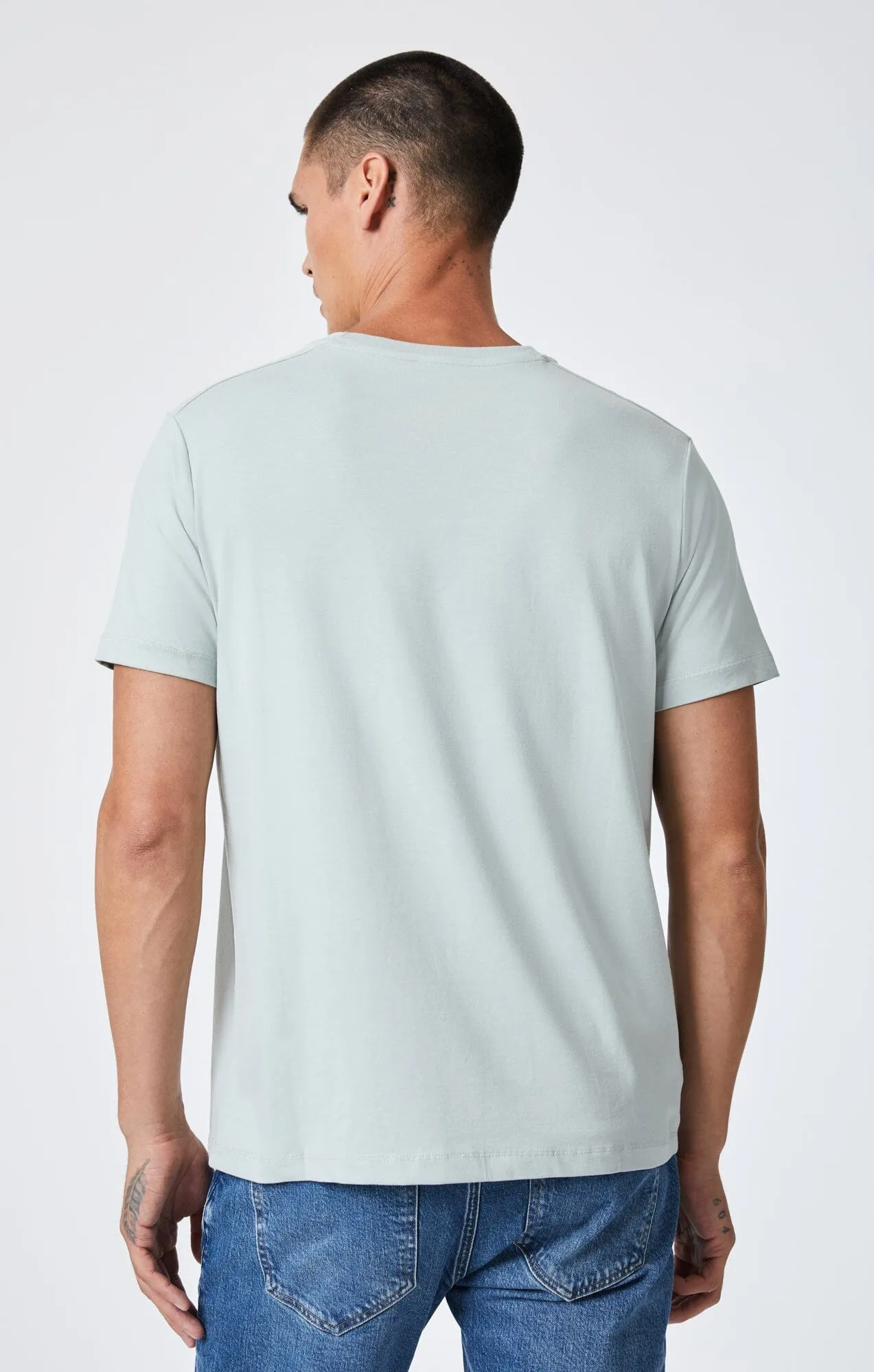 T-SHIRT IN SLATE GREY NATURAL DYE