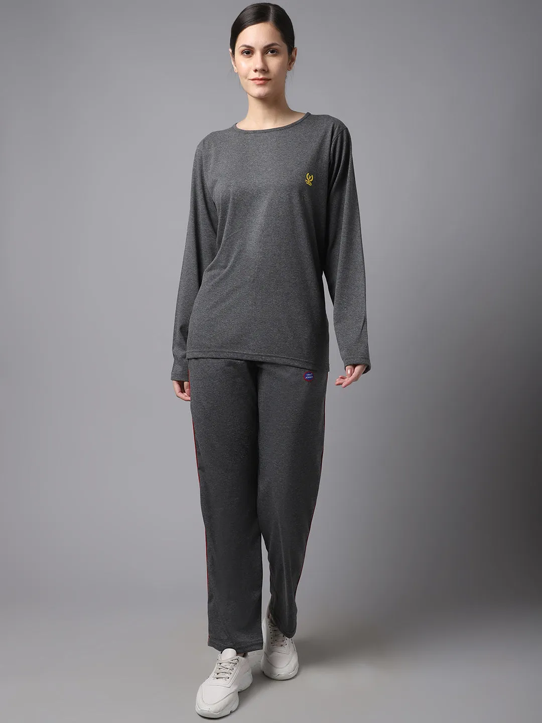 Vimal Jonney Cotton Anthracite Tracksuit for Women