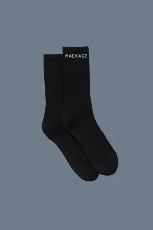 Woods Mackage Cotton Socks (Black) - MP0029180001